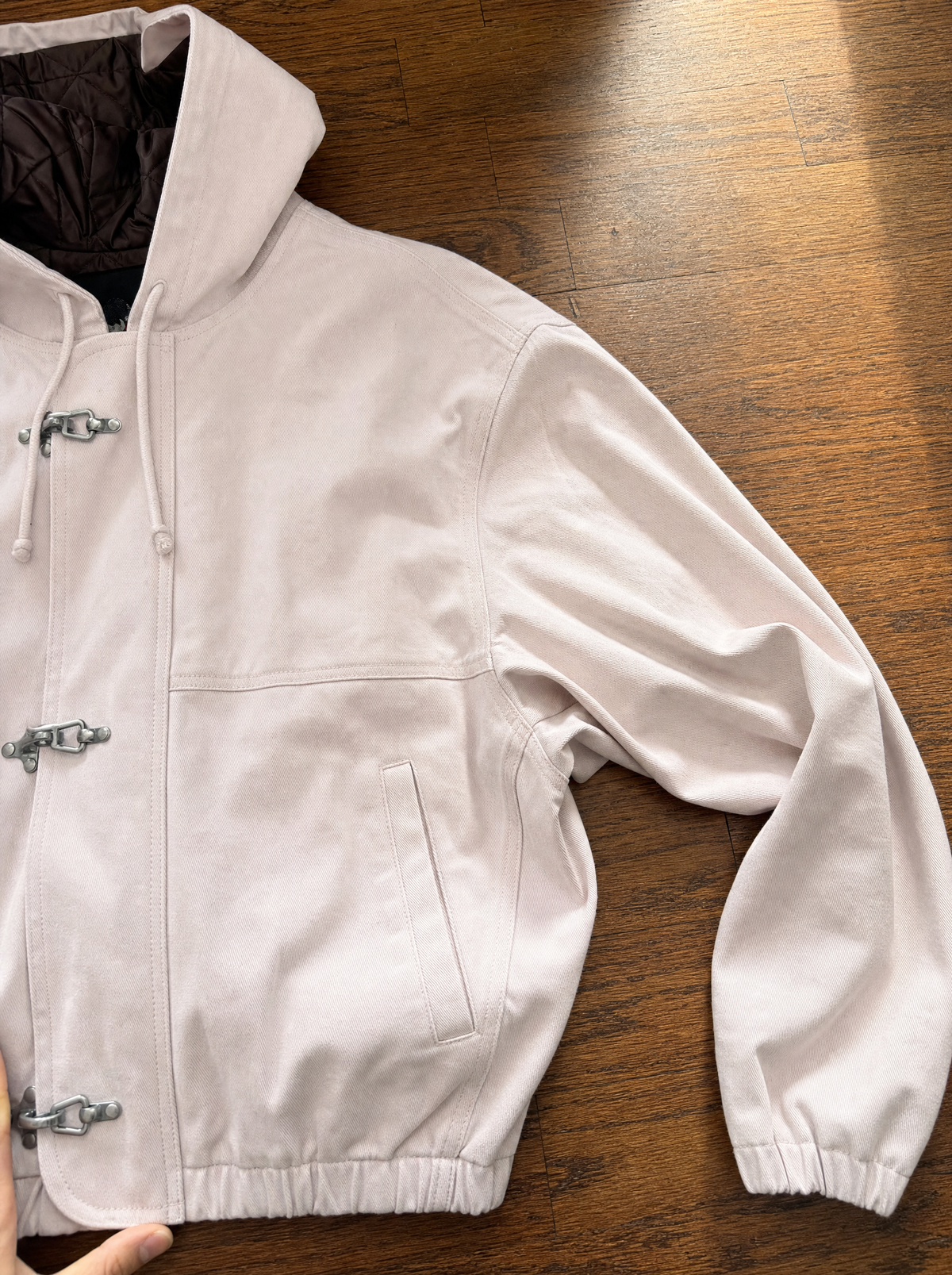 Cherry Blossom Set — Cherry Blossom Jacket — shoulder and sleeve detail