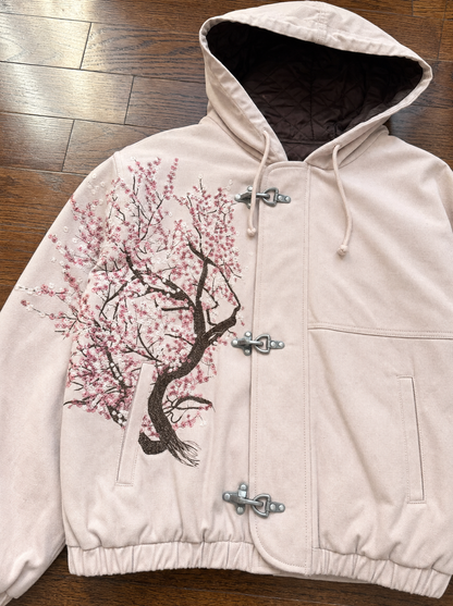 Cherry Blossom Set — Cherry Blossom Jacket — chest and pocket detail