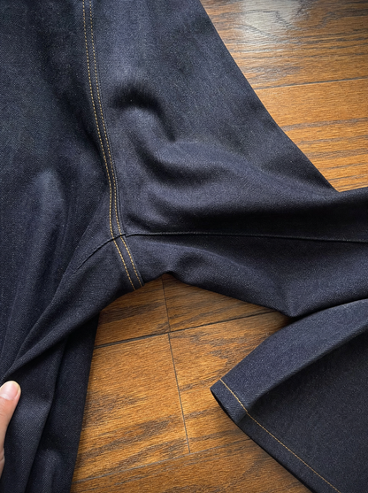 Cherry Blossom Set — Cherry Blossom Jeans — hem and inseam detail