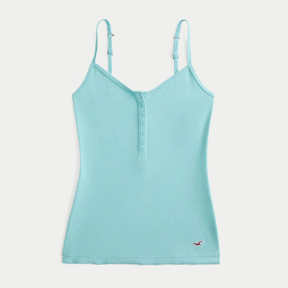 Blue Henley Cami