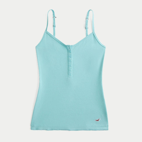Blue Henley Cami