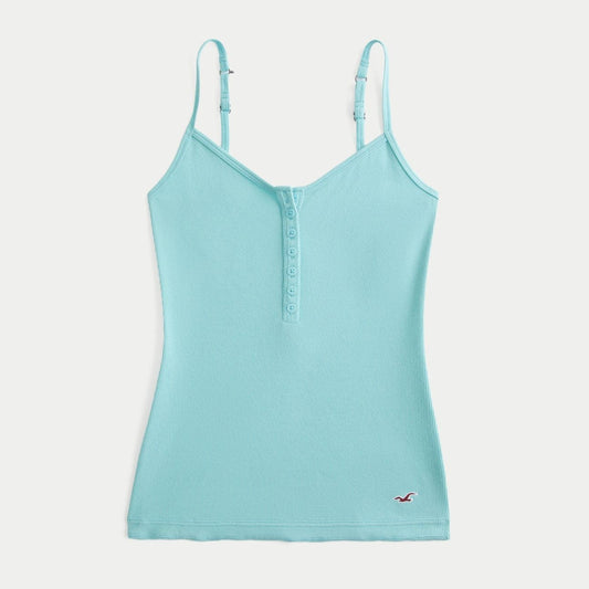 Blue Henley Cami