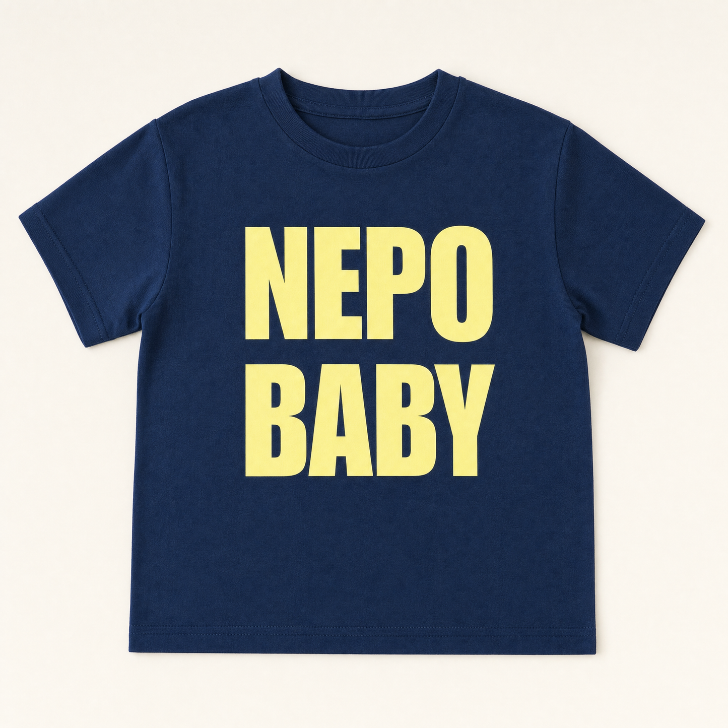 Nepo Baby Baby Tee — Nepo Baby - Navy — product photo