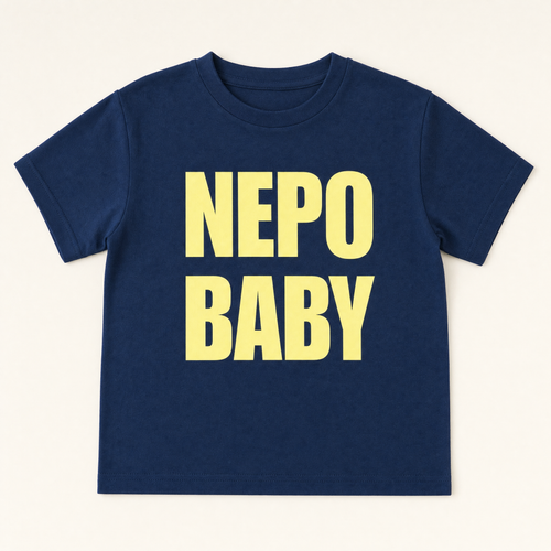 Nepo Baby Baby Tee — Nepo Baby - Navy — product photo