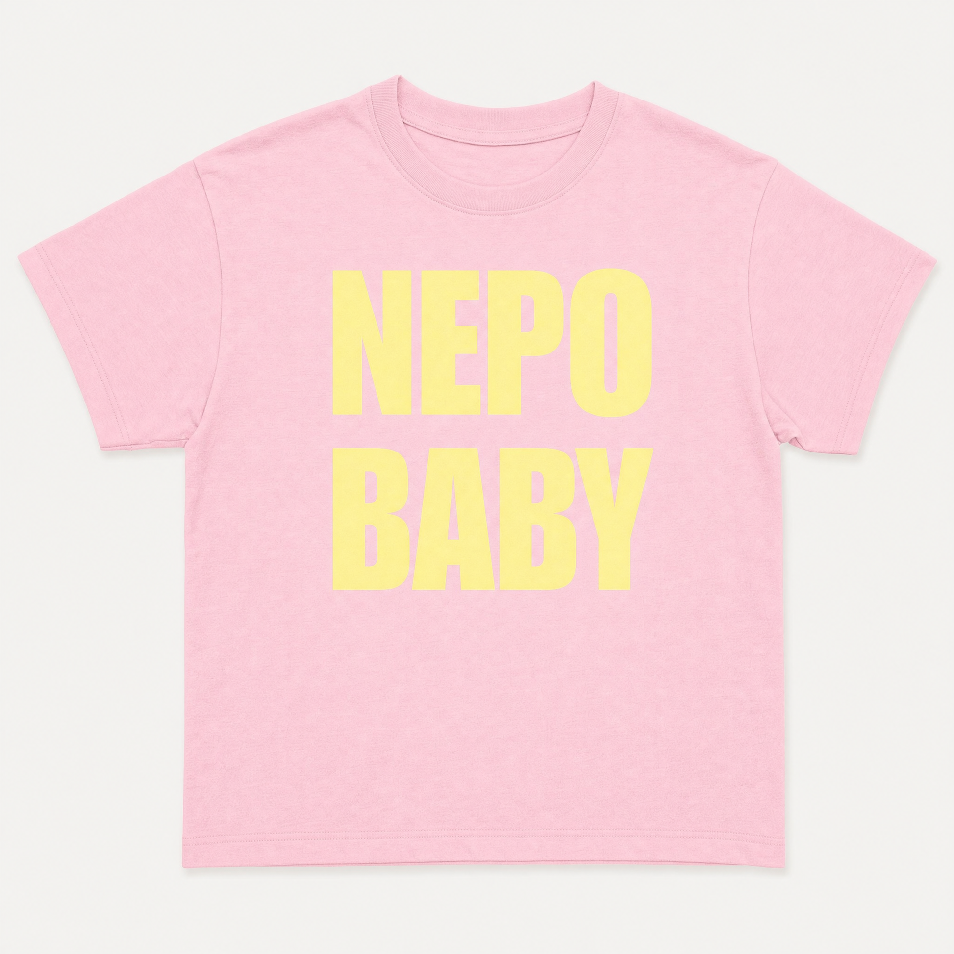 Nepo Baby Baby Tee — Nepo Baby - Pink — product photo