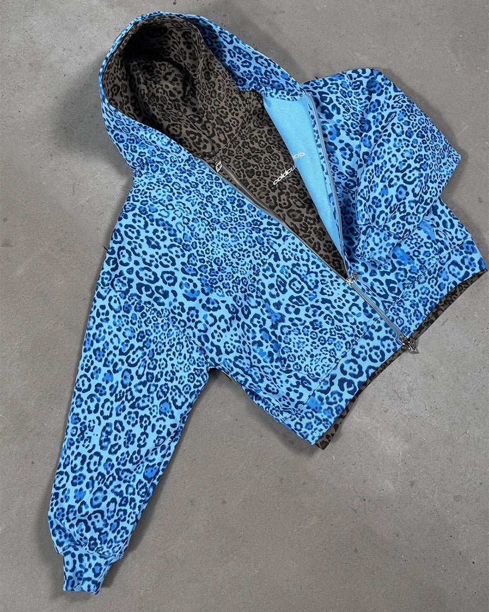 Nocturne Beast Zip Hoodie Blue